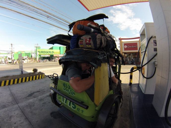 Tricycle in the Philippines.